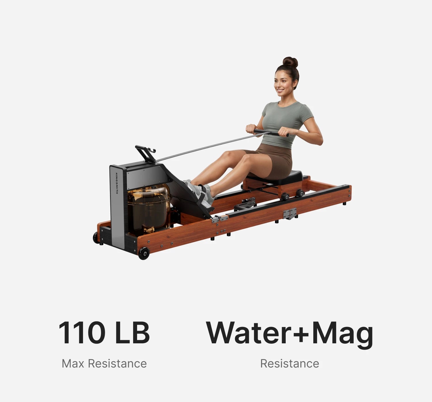 WalkingPad WM10 tri fold water rowing machine for full body home workout
