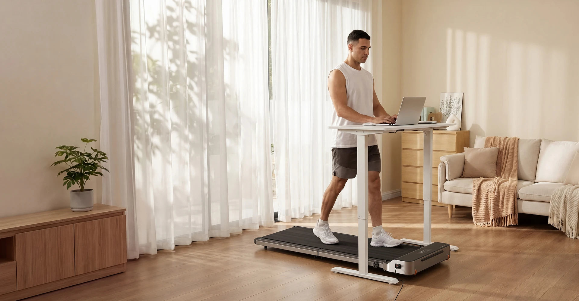WalkingPad Z1R walking pad quiet operation suitable for home and apartment use