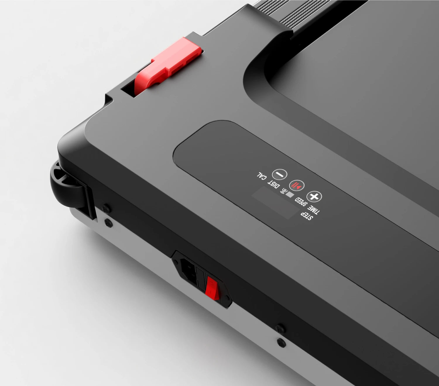 Massage Step WalkingPad treadmill dual side display for tracking walking and massage data