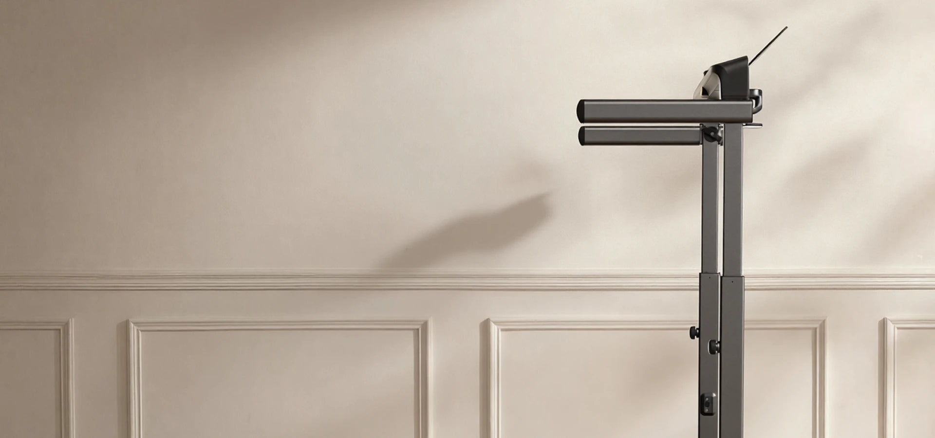 WalkingPad MX8 treadmill adjustable handrail height for comfortable use by different users at home