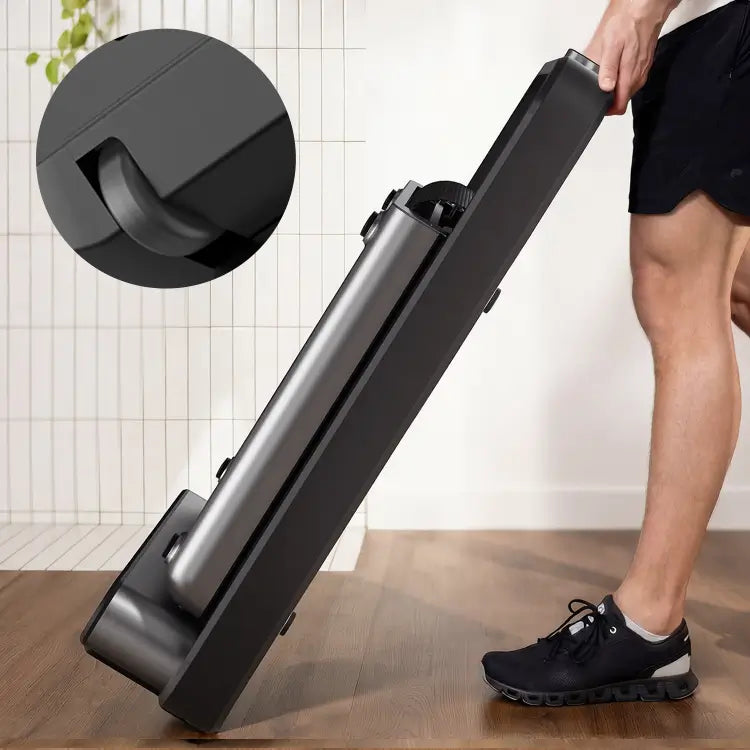 WalkingPad X21 treadmill with built in transport wheels for easy movement and storage