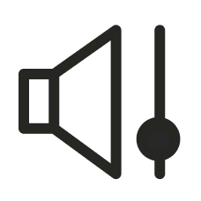 Quiet operation icon for home office fitness bike