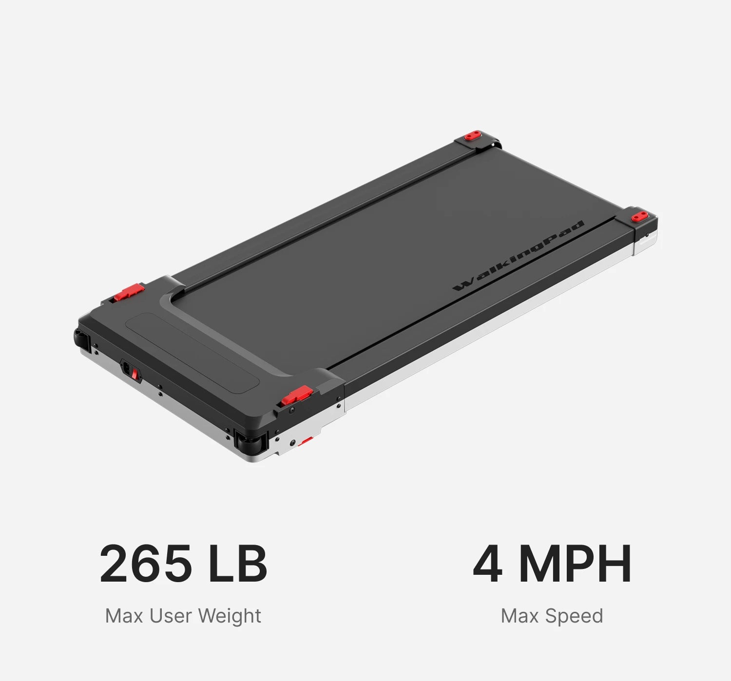 WalkingPad Massage Step foldable walking pad treadmill with 220 lb weight capacity and 3.7 mph max speed
