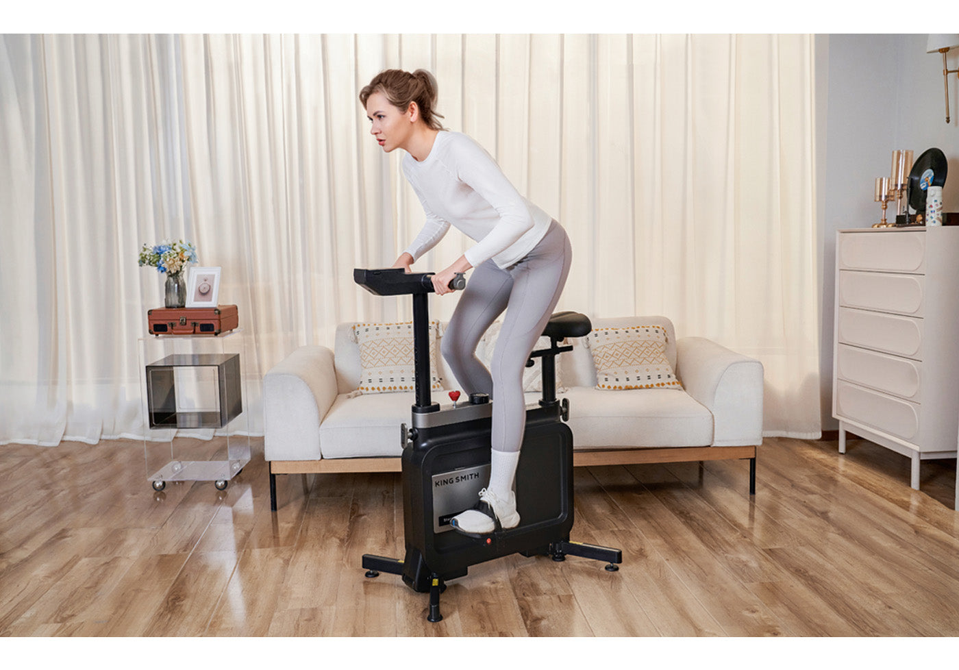 W1B Foldable Exercise Bike From Work to Workout