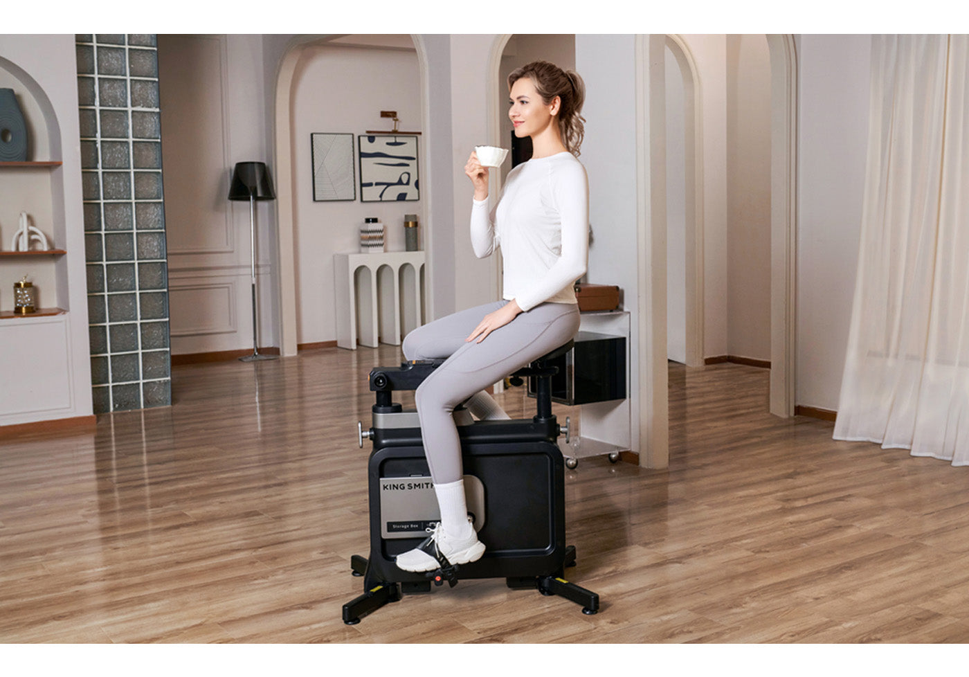 W1B Foldable Exercise Bike Leisure Meets Movement
