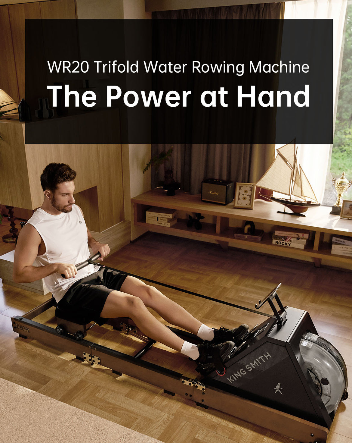 WR20 Tri-Fold Water Rowing Machine | High-Resistance Rower – $400 Off ...