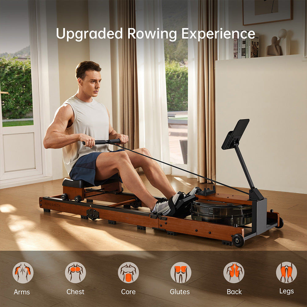 WR3L Tri-fold Water Rowing Machine