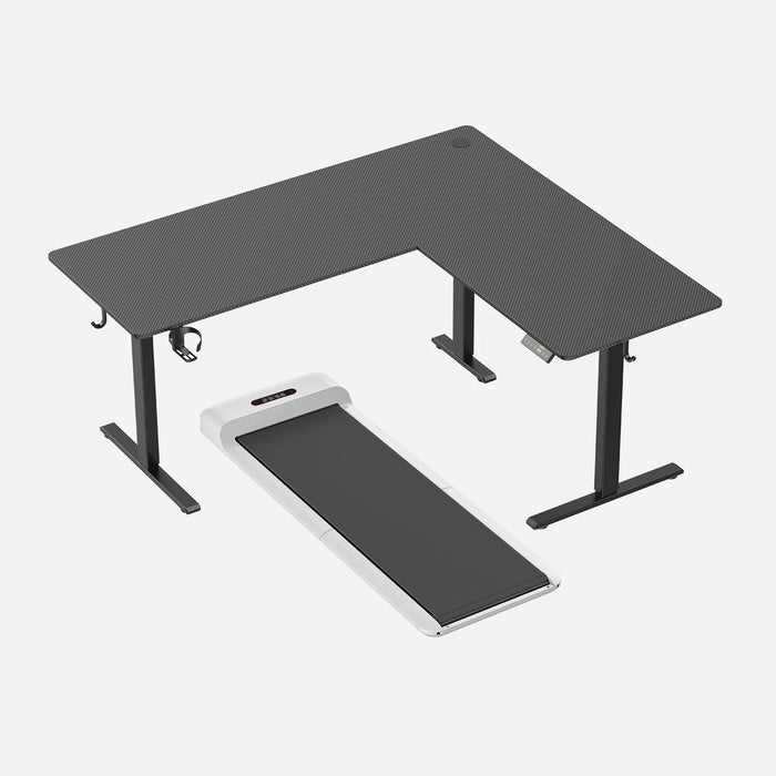 C2 WalkingPad & Pro L Shaped Standing Desk Bundle