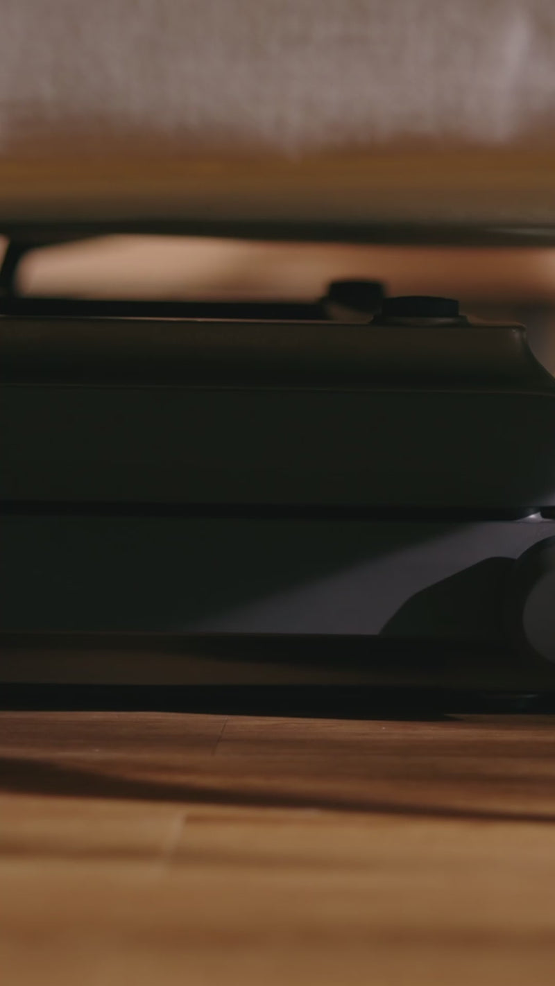 WalkingPad R3 treadmill used under desk for walking while working at home