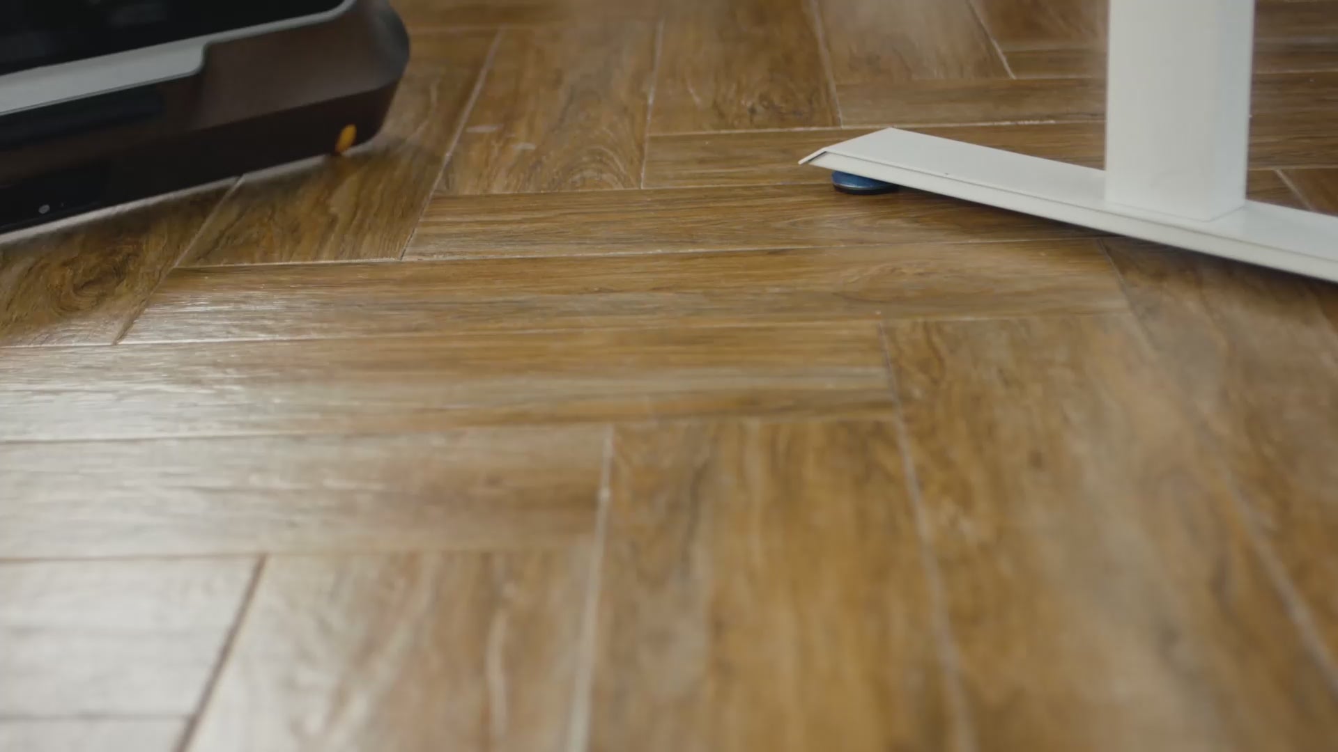 Load video: WalkingPad R2 treadmill used under desk for walking while working
