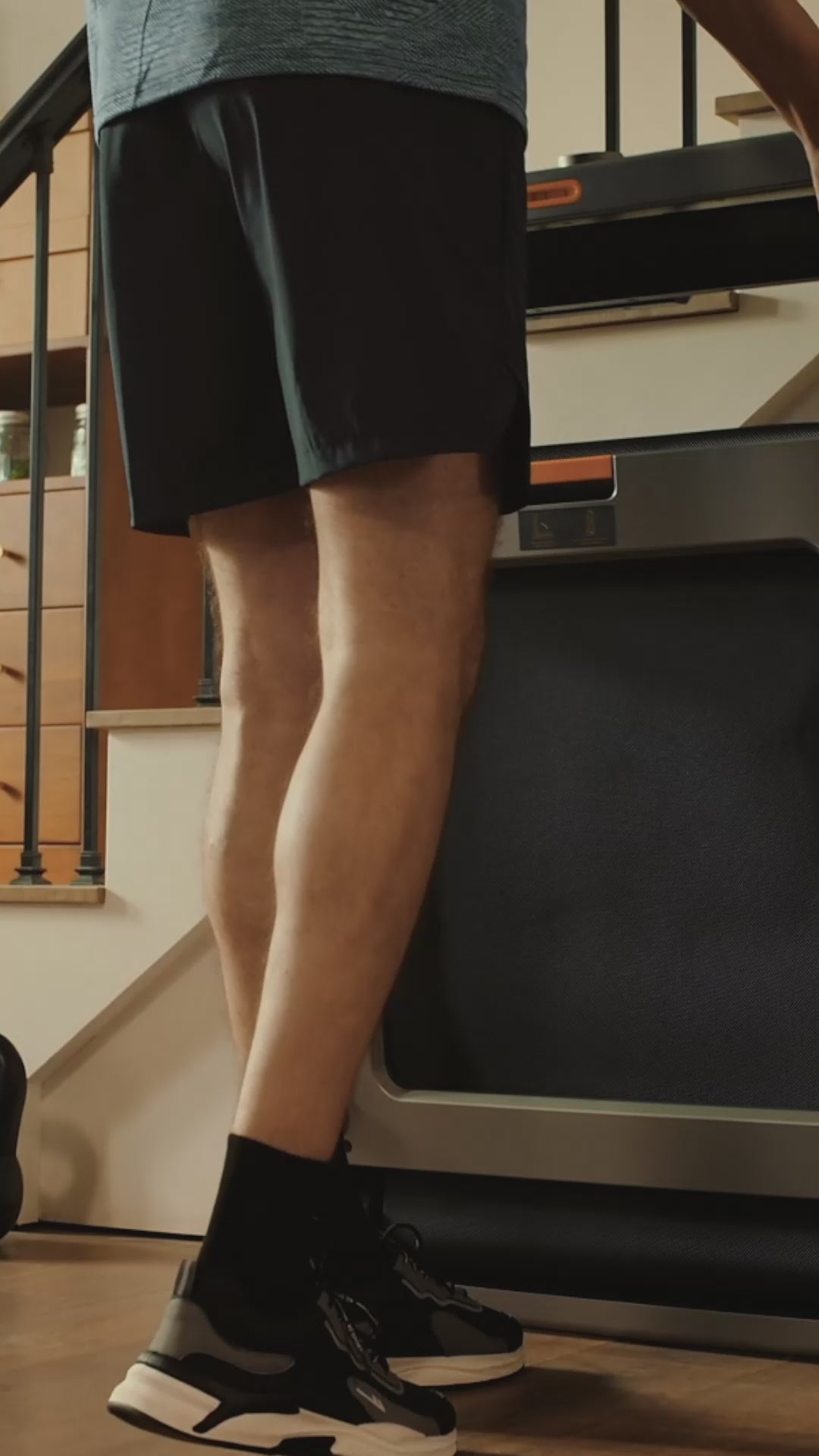 Load video: WalkingPad foldable treadmill for home workouts featured in sale banner mobile