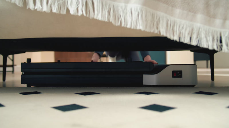 WalkingPad Z1 treadmill used under desk for walking while working at home