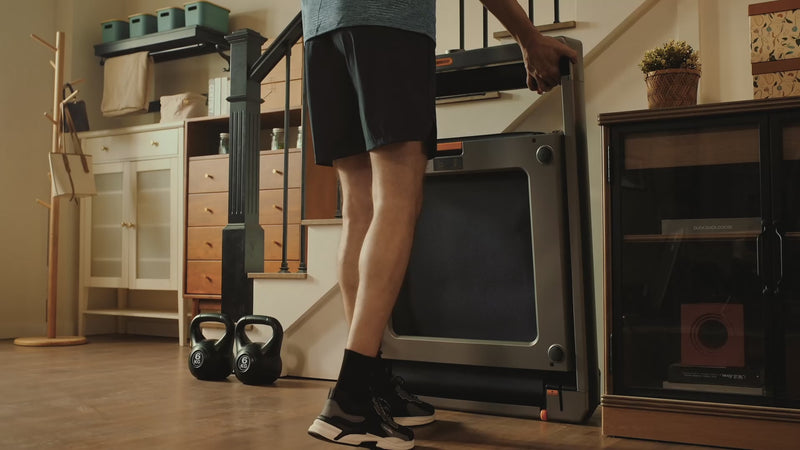 WalkingPad foldable treadmill for home workouts featured in sale banner