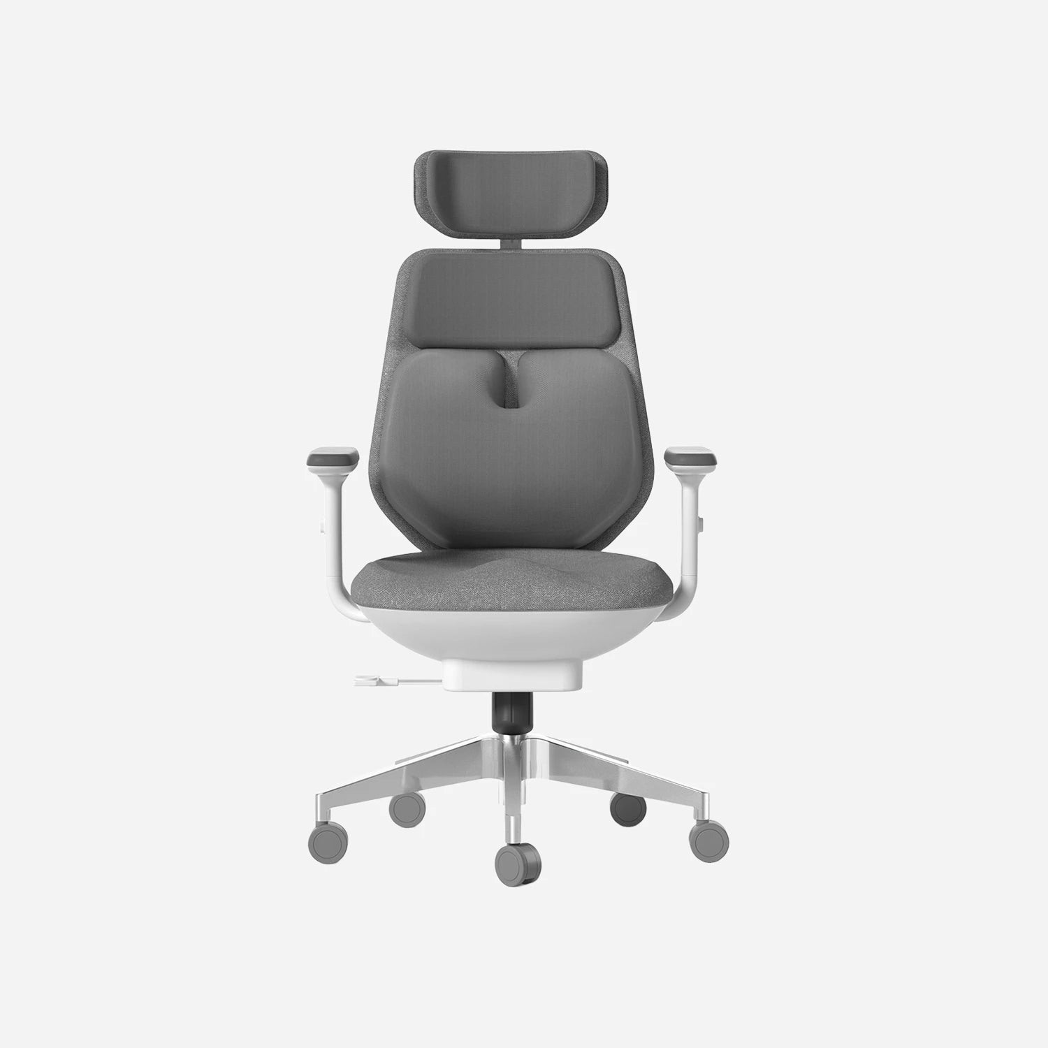 [product] Air-Smart ergonomic office chair angled view, studio shot.