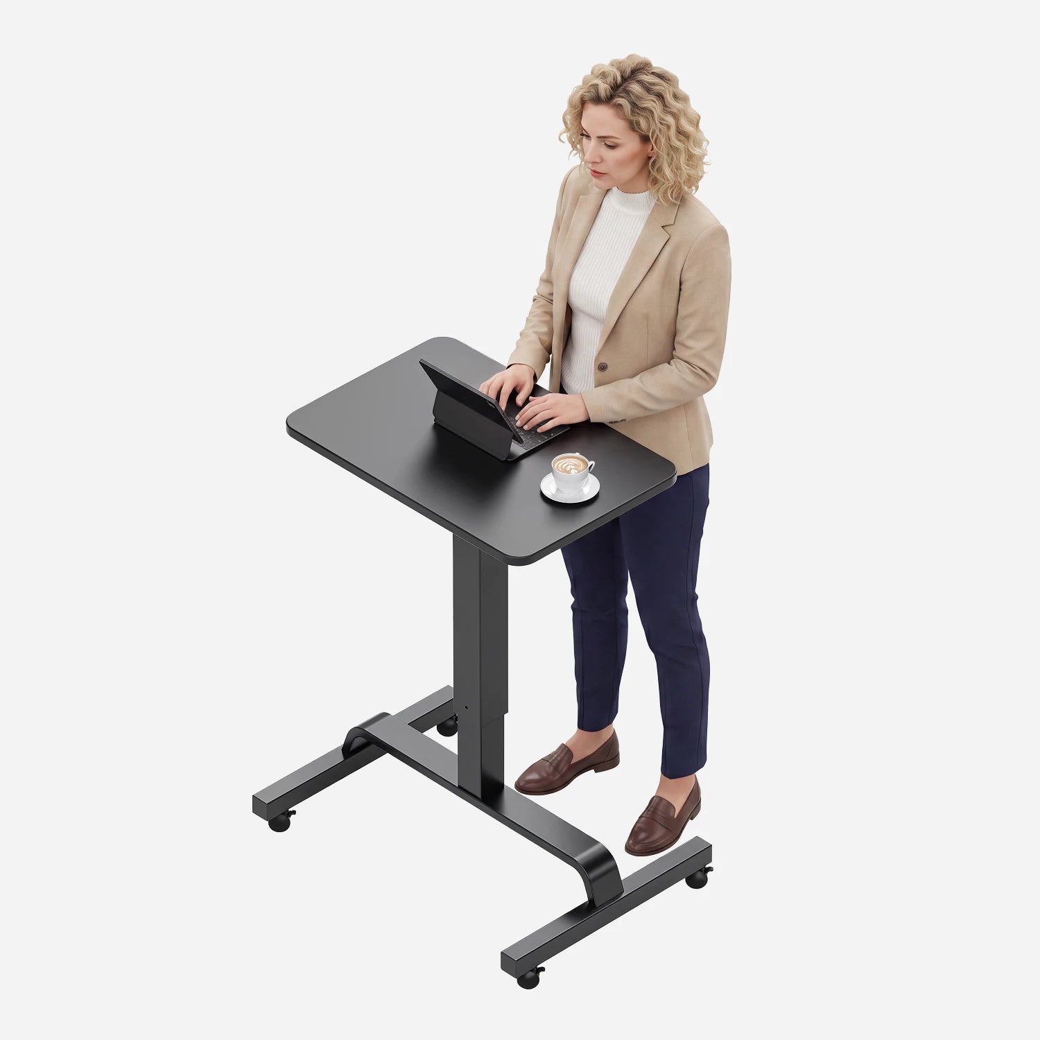 ETD4 Pneumatic Rolling Standing Desk