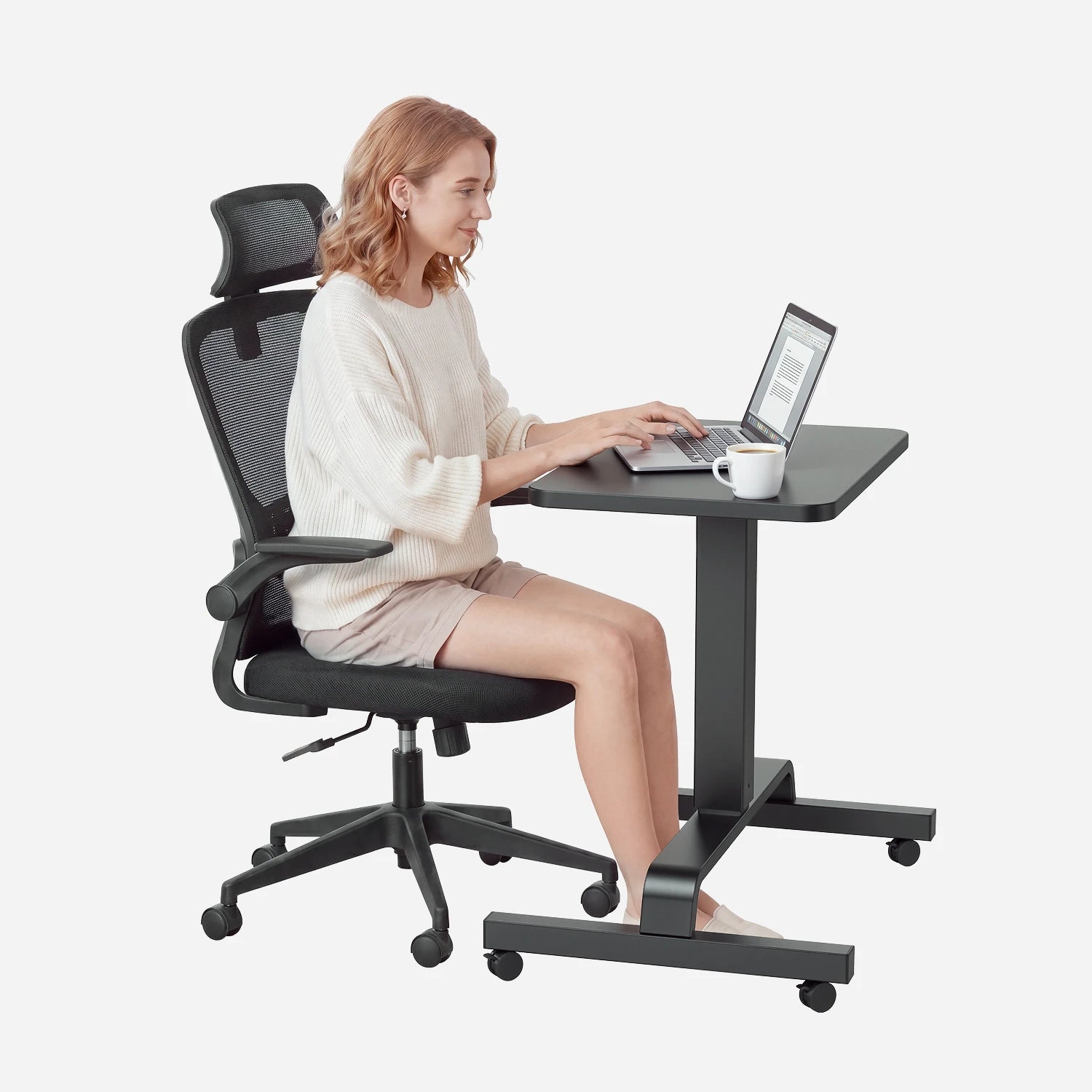 ETD4 Pneumatic Rolling Standing Desk