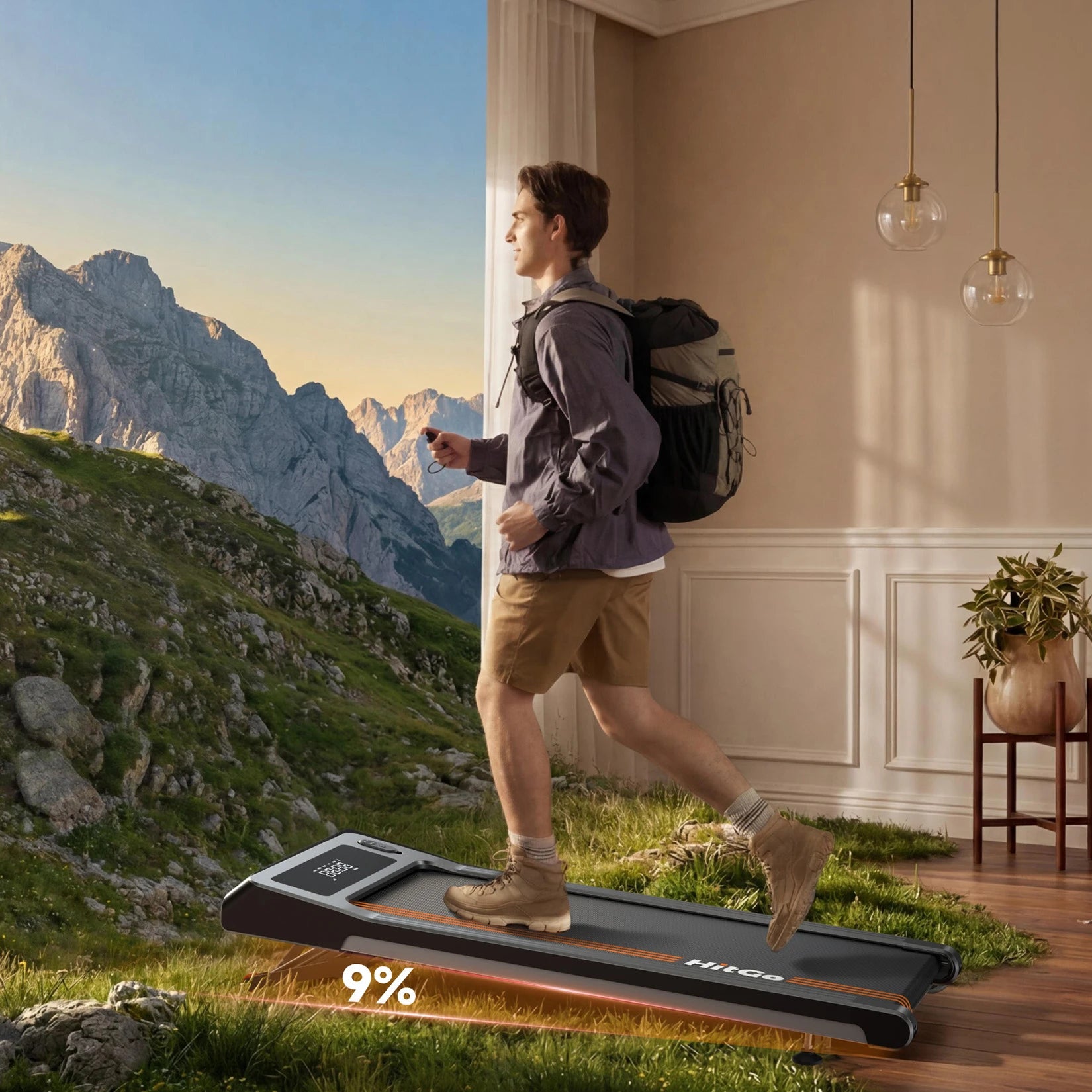 H1 Plus Auto Incline Under-Desk Treadmill