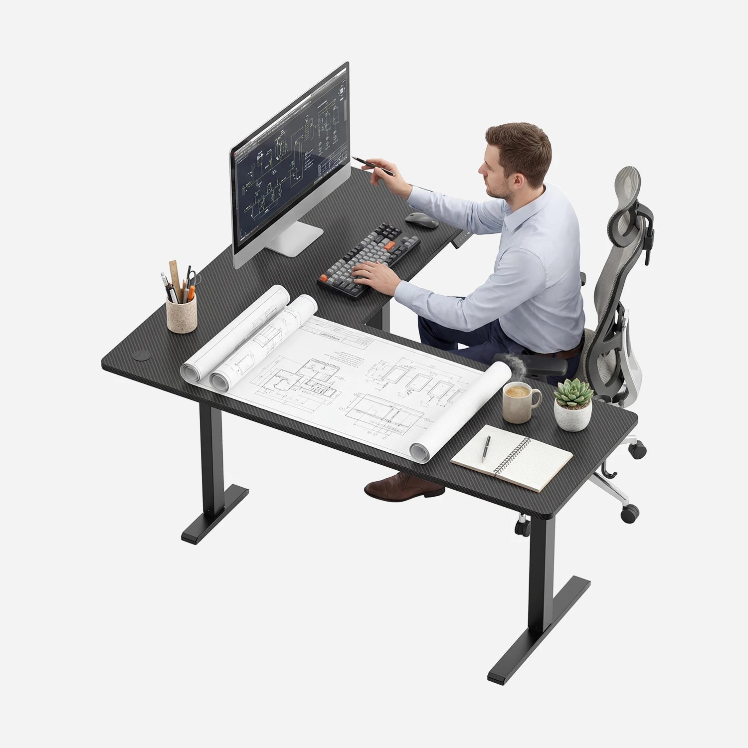 Pro L Shaped Standing Desk