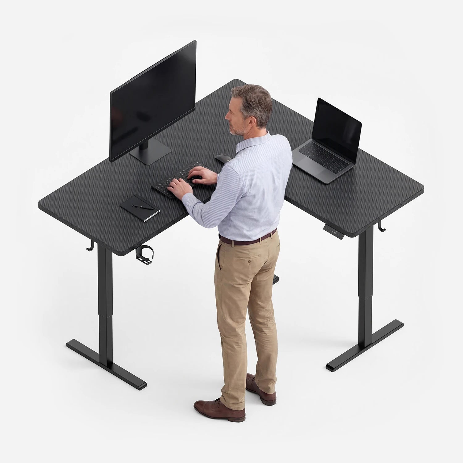 Pro L Shaped Standing Desk