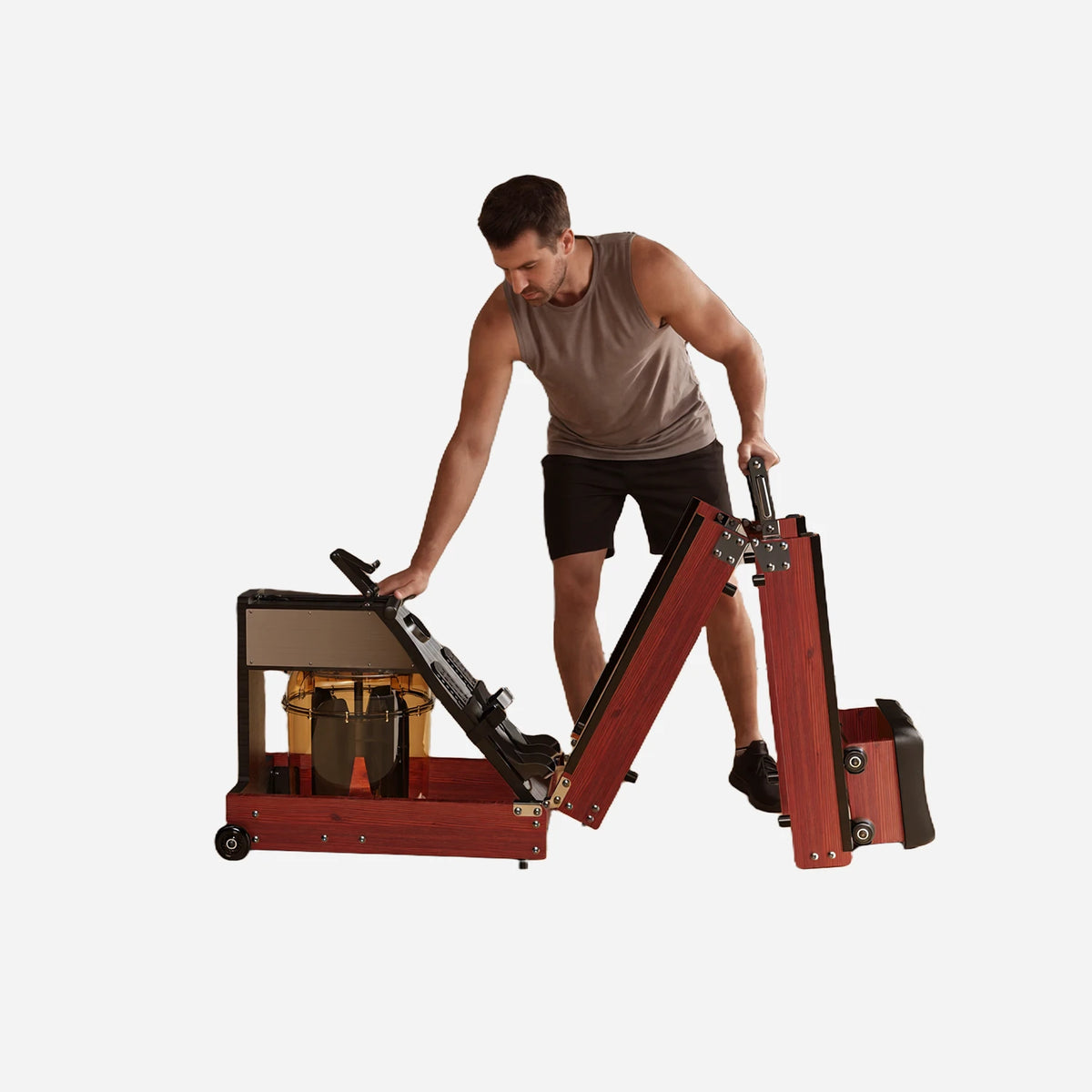 Three Grip Rowing Machine KingSmith WM10 Tri-fold Water Rowing Machine | Low-Impact – WalkingPad
