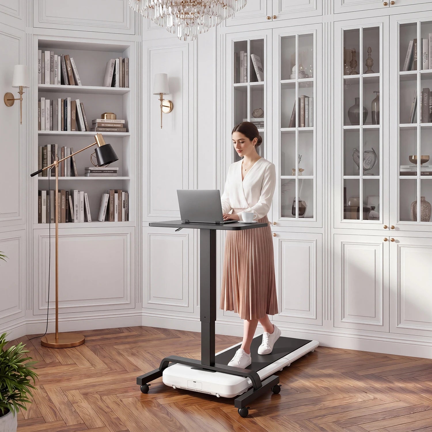 ETD4 Pneumatic Rolling Standing Desk