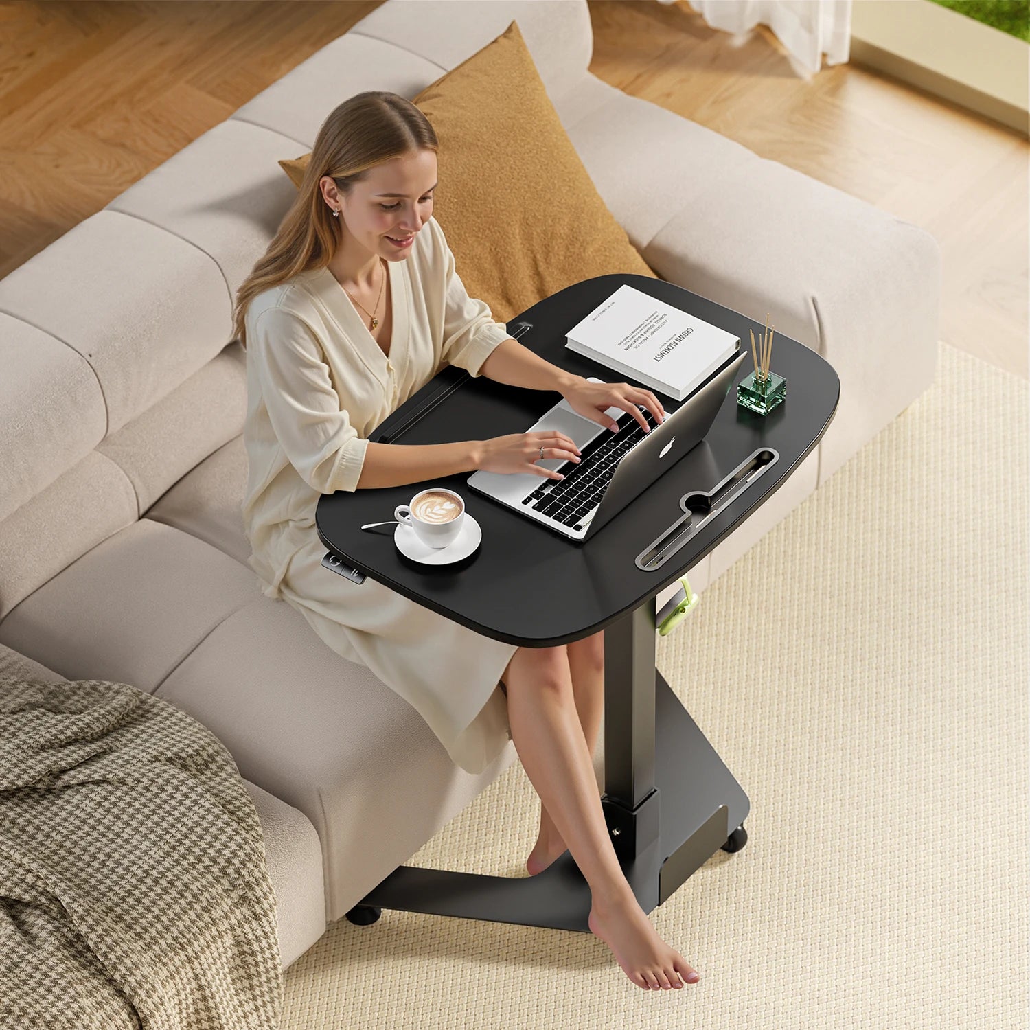 ETD5 Mobile Folding Pneumatic Standing Desk
