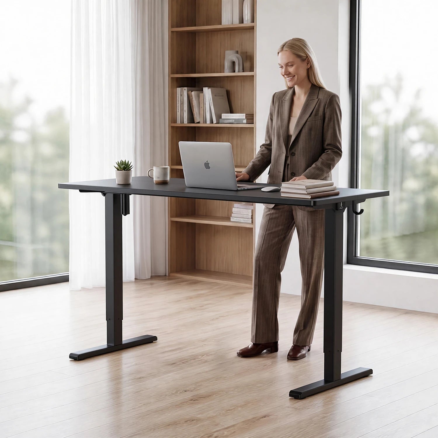 Two-Piece Tabletop Standing Desk