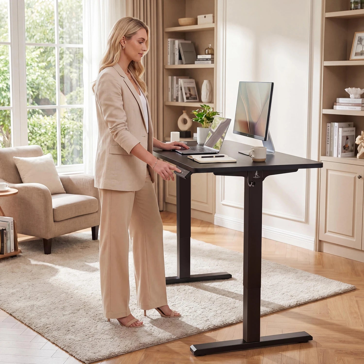 Two-Piece Tabletop Standing Desk
