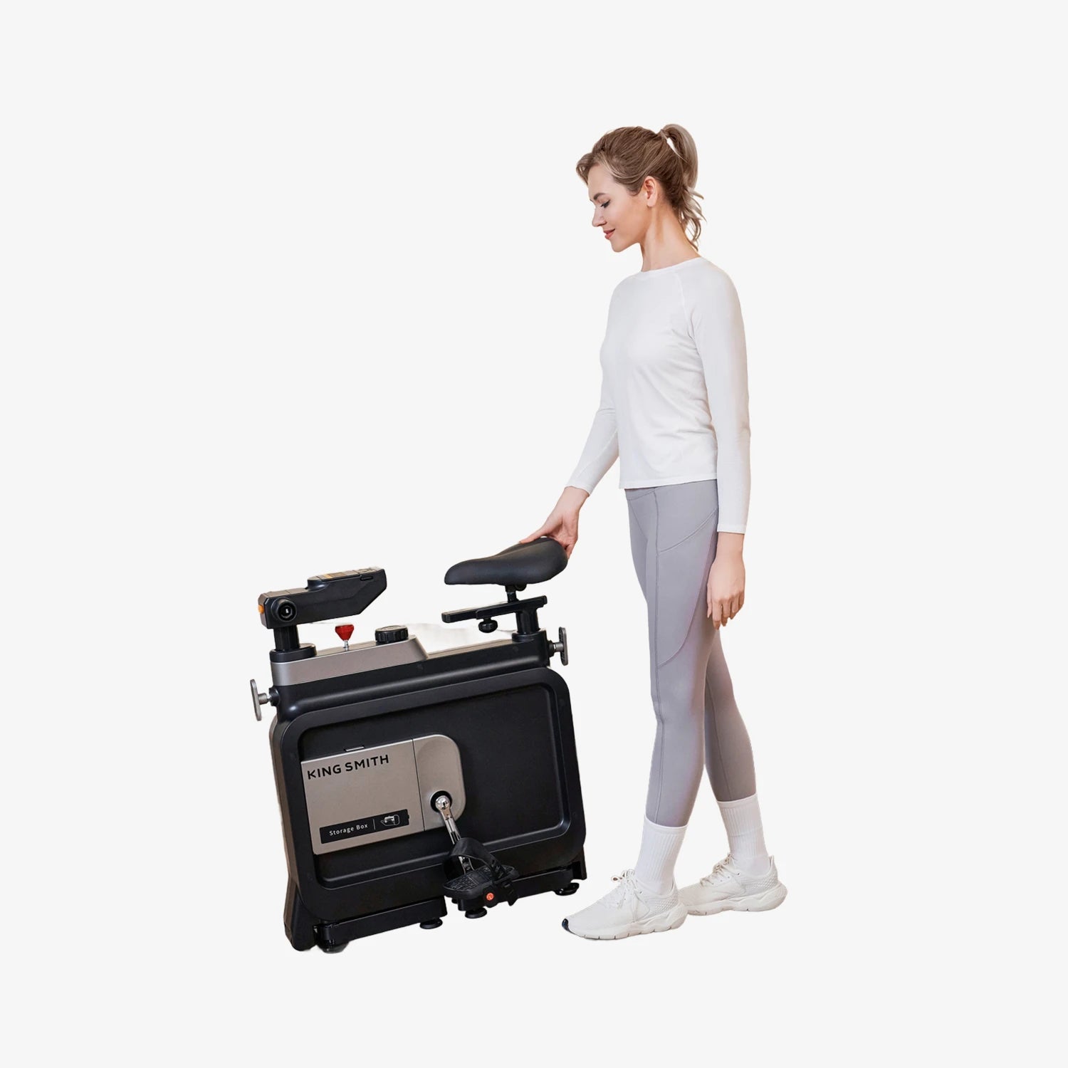 W1B 3 IN 1 Foldable Exercise Bike, Under Desk Bike