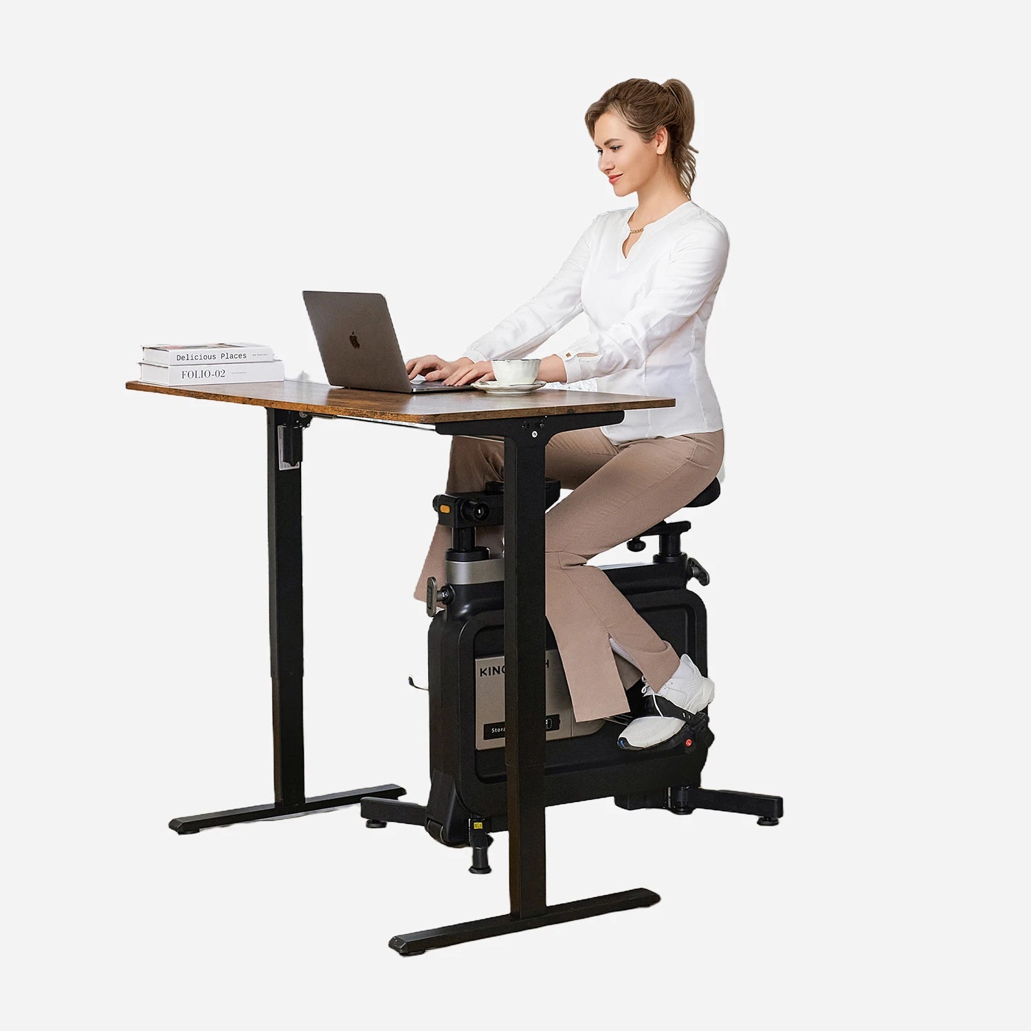 W1B 3 IN 1 Foldable Exercise Bike, Under Desk Bike