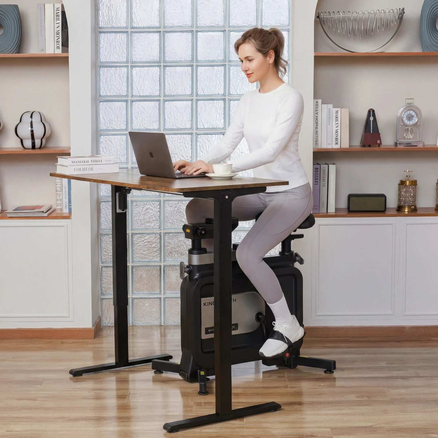 W1B 3 IN 1 Foldable Exercise Bike, Under Desk Bike