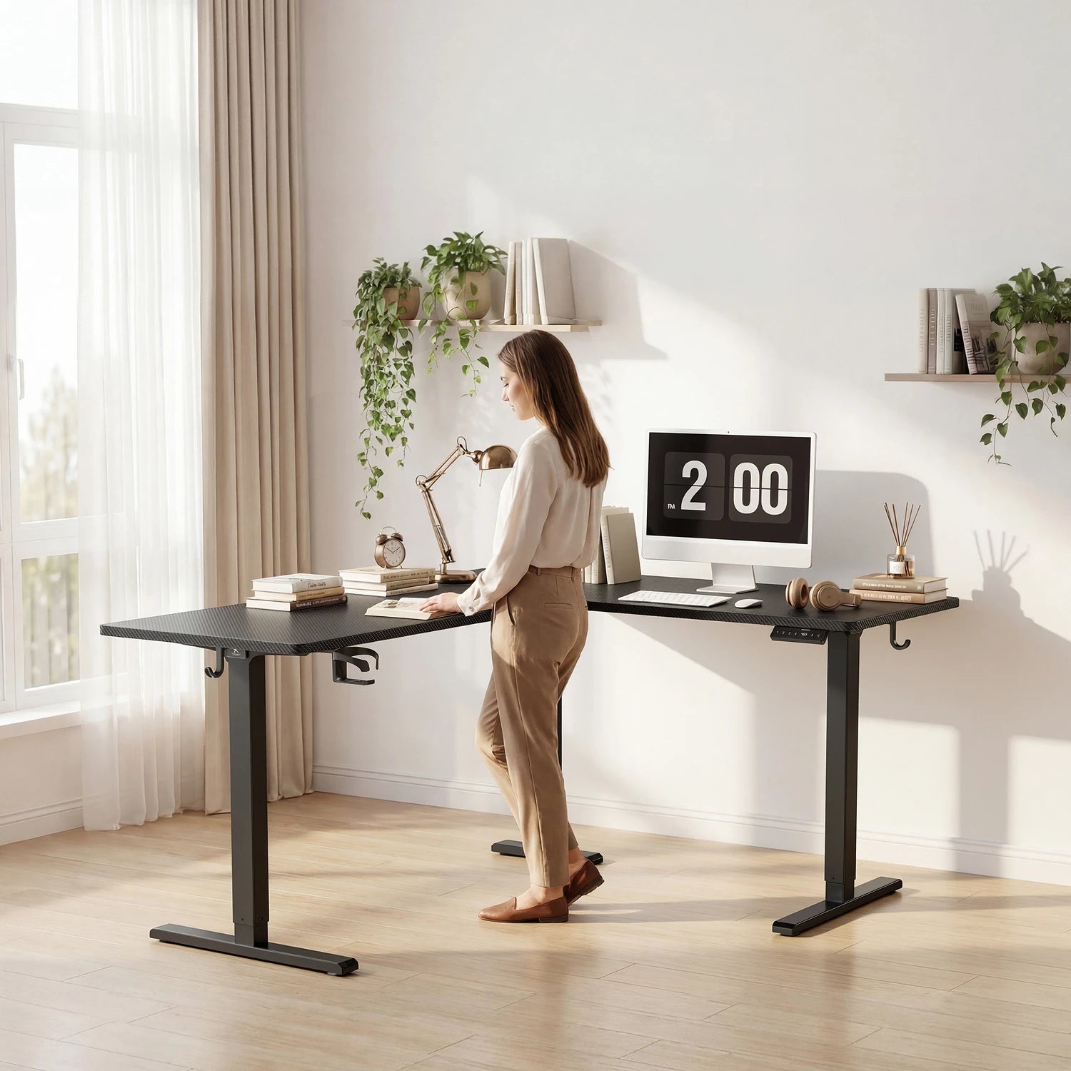 Pro L Shaped Standing Desk