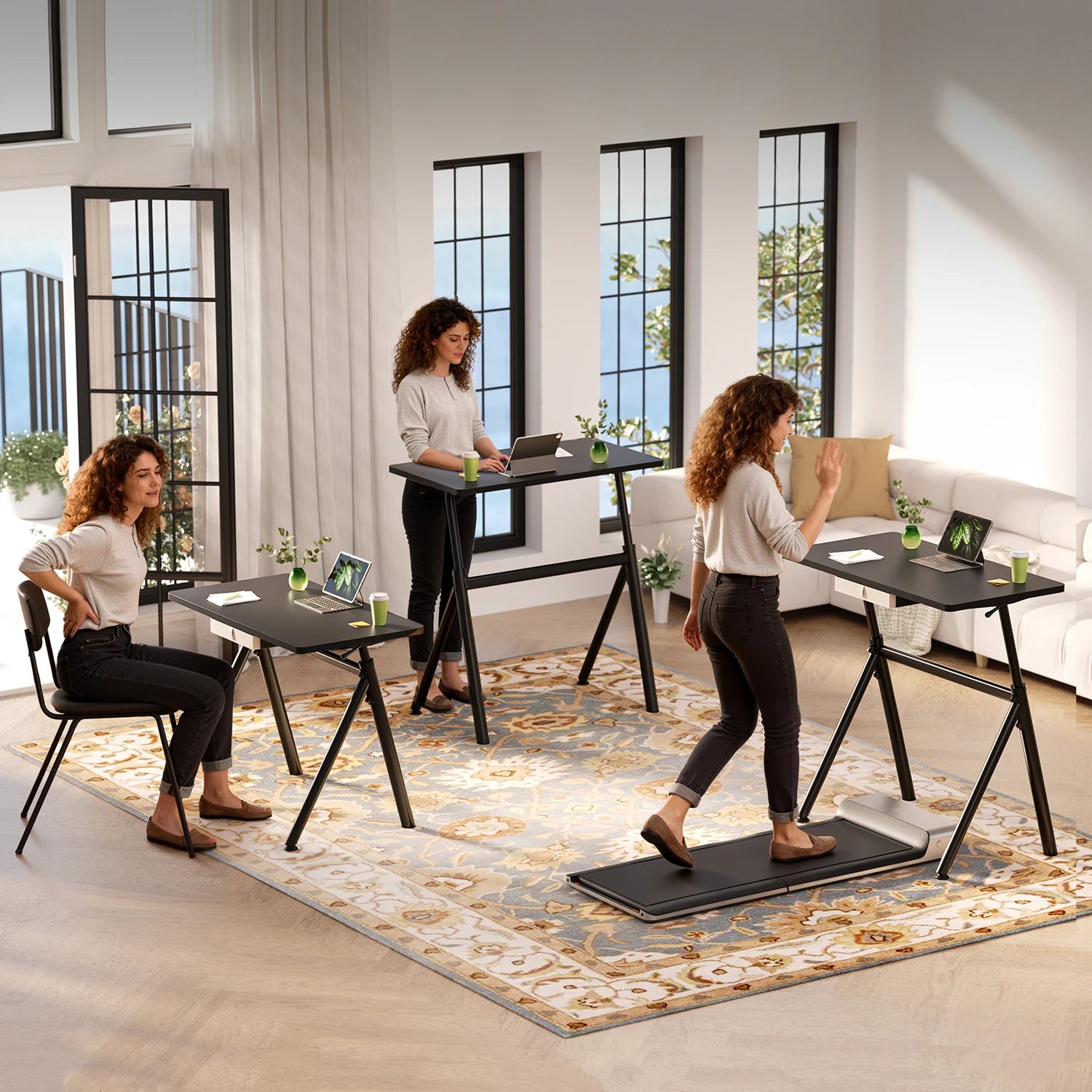 Pro 4-Leg Pneumatic Standing Desk