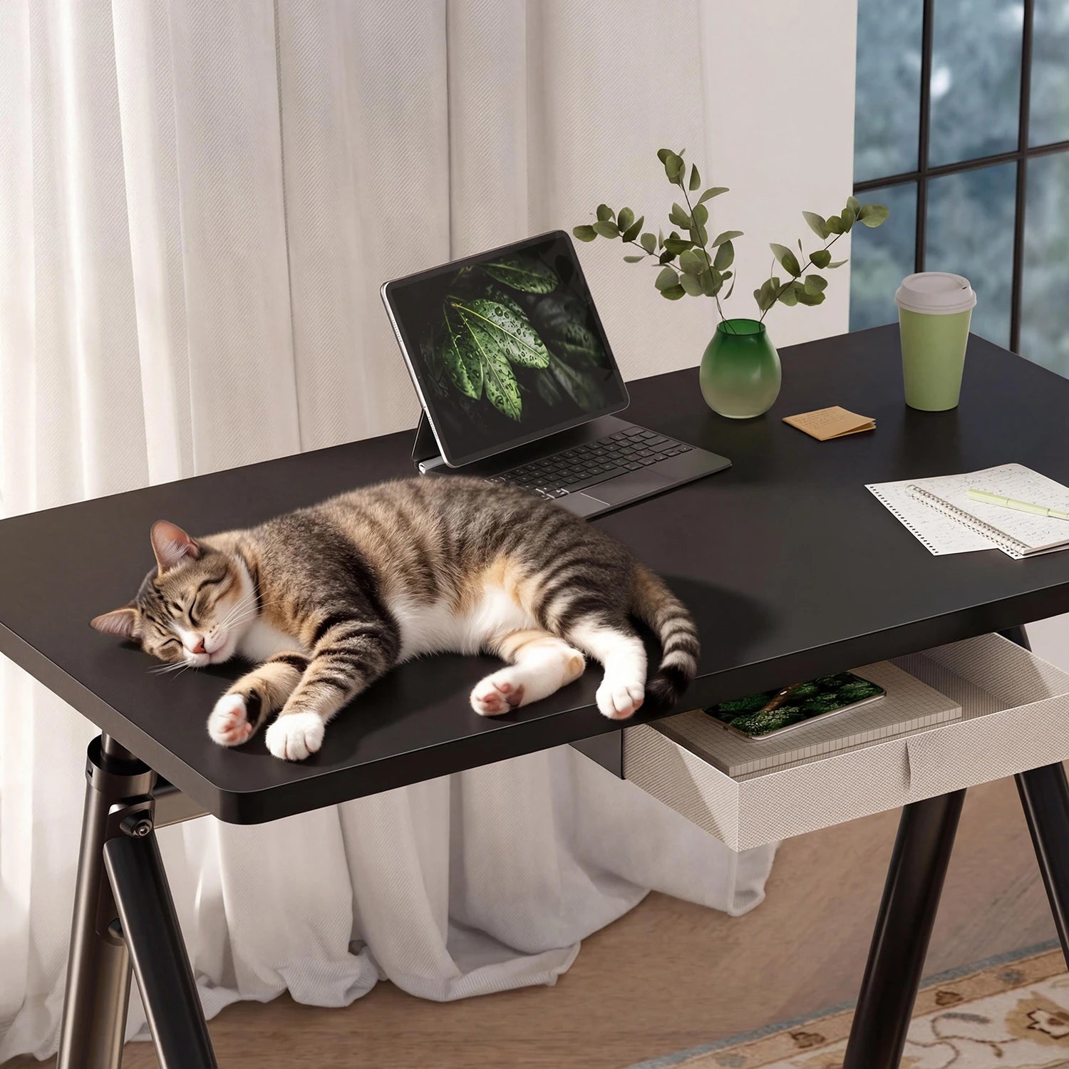 Pro 4-Leg Pneumatic Standing Desk