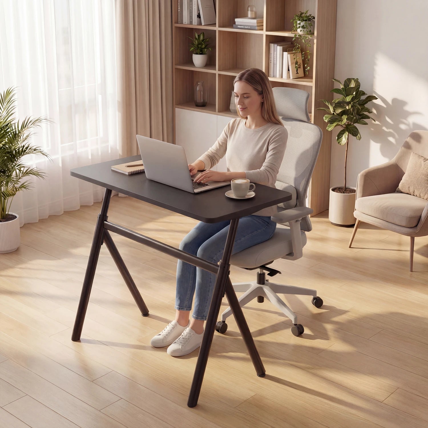 Pro 4-Leg Pneumatic Standing Desk