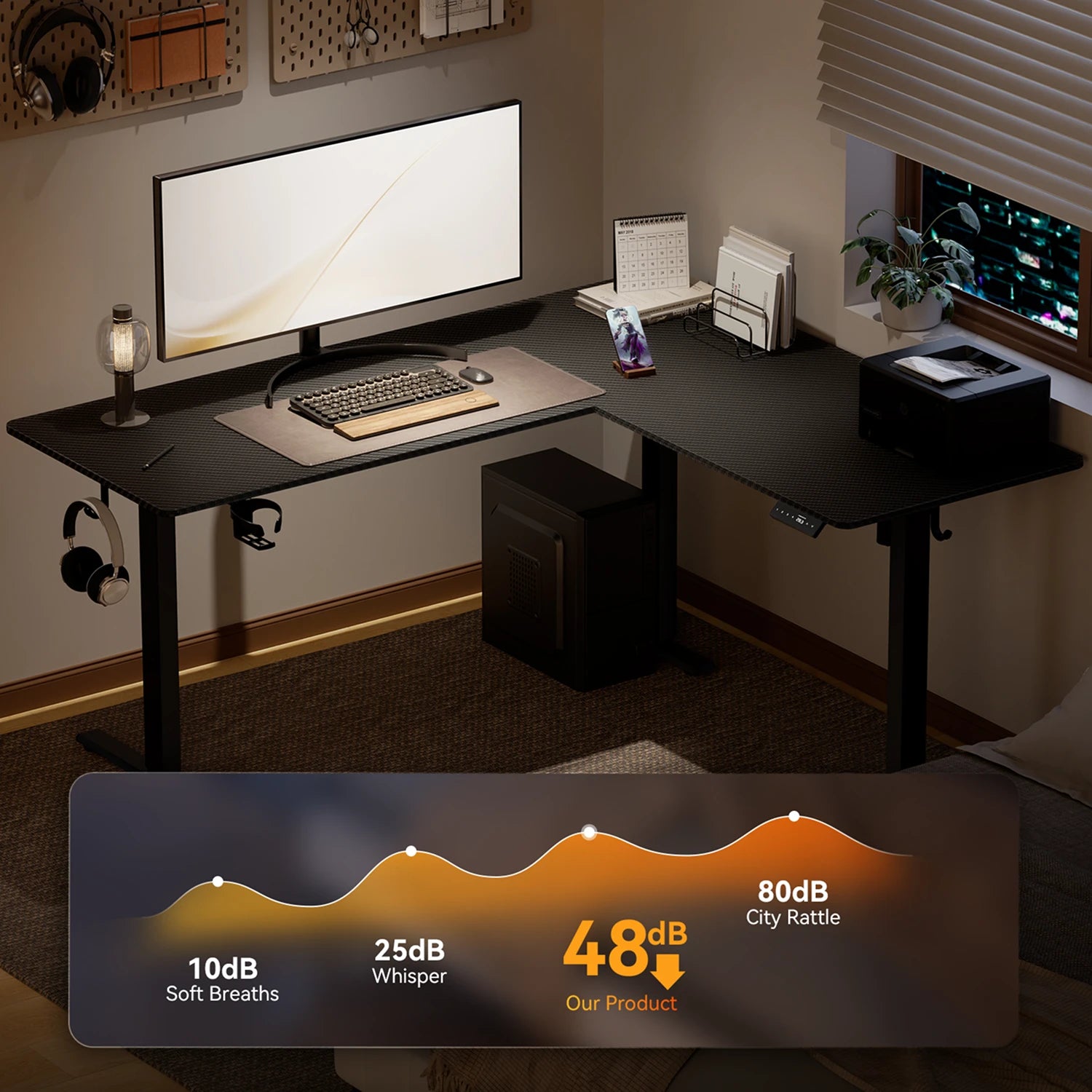 Pro L Shaped Standing Desk