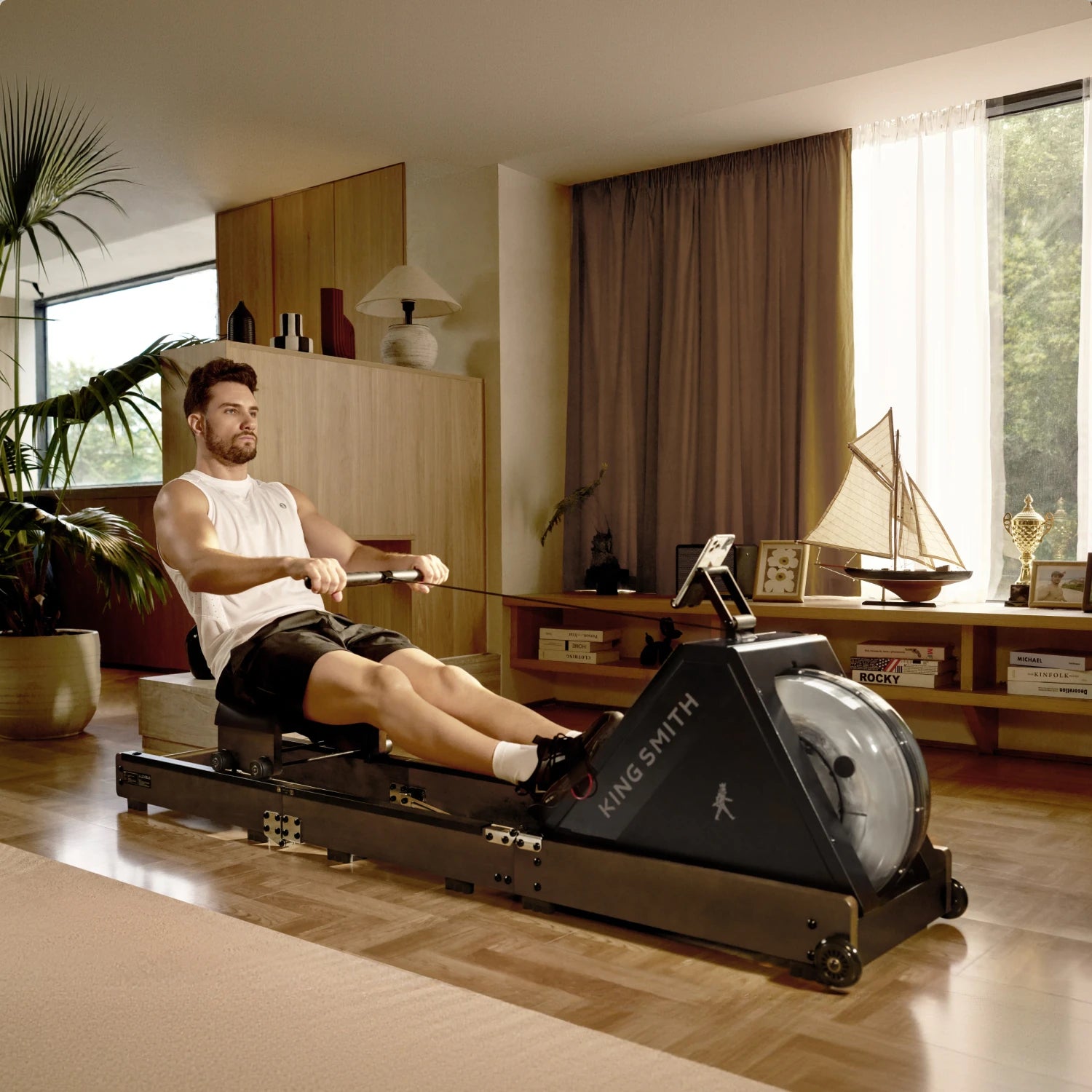 WR20 Water Rowing Machine | High-Resistance