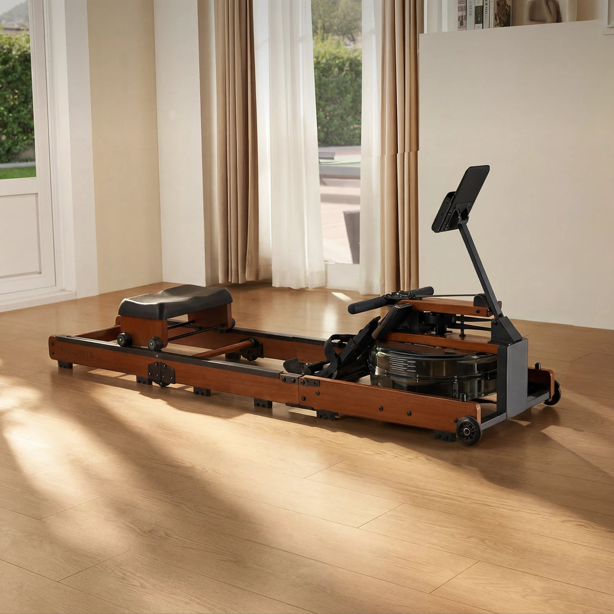 Three Grip Rowing Machine KingSmith WR3L Tri-fold Water Rowing Machine | Wooden Rower – WalkingPad