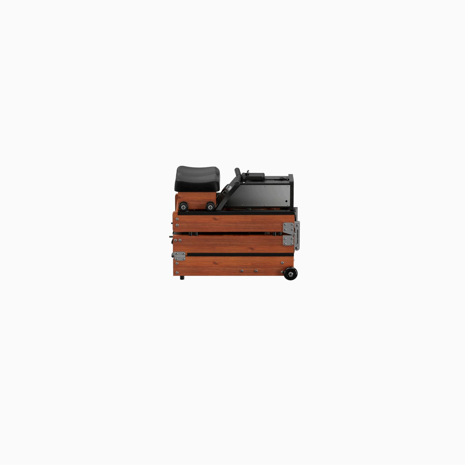 WalkingPad WM10 tri fold water rowing machine folding demonstration