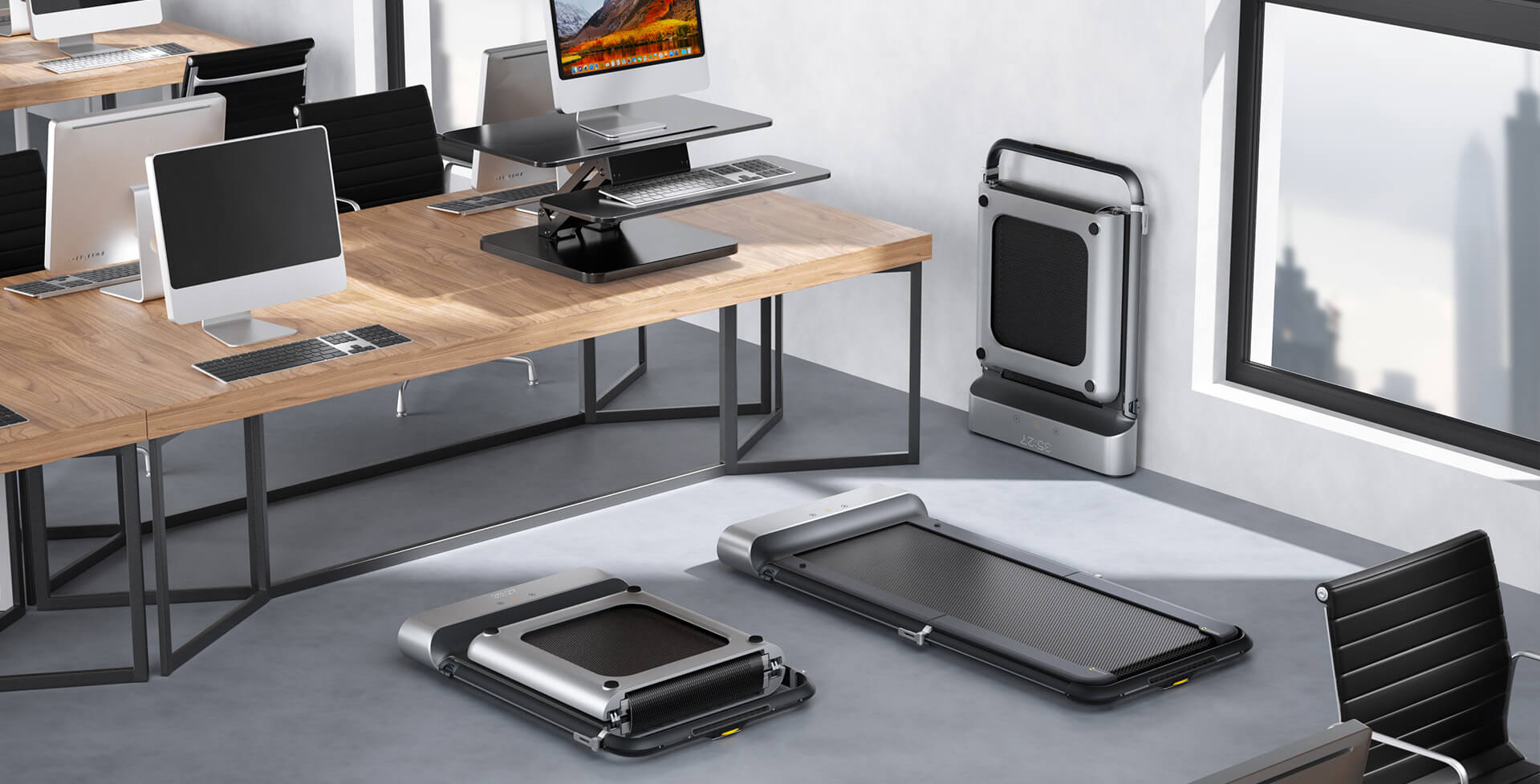 R1 foldable under desk treadmill 