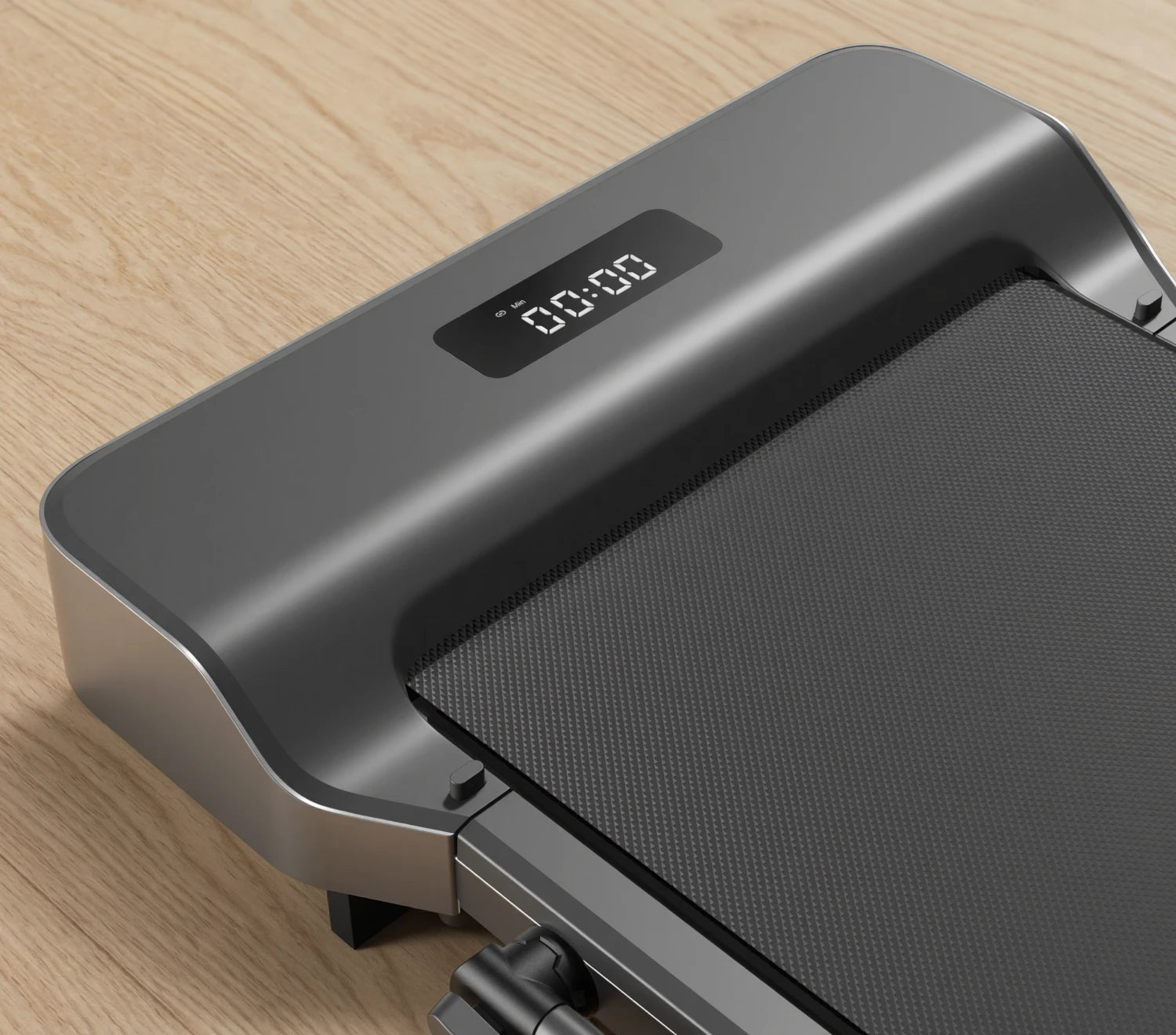 WalkingPad Z1R walking pad LED display showing speed time distance and calories clearly