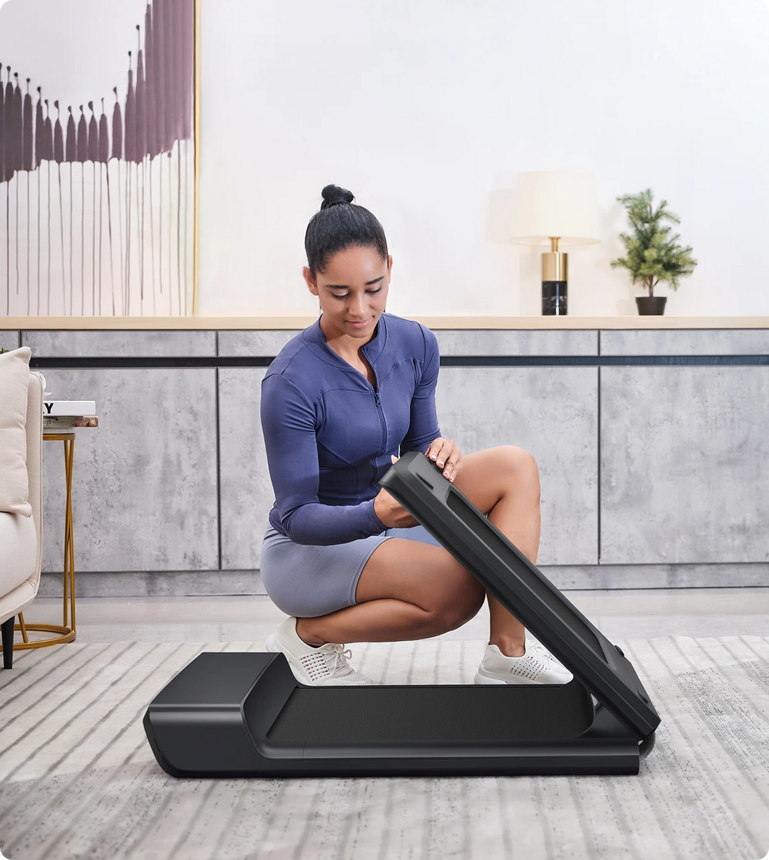 WalkingPad A1 Pro treadmill easy folding design ready in seconds