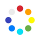 Stylish color options icon for WalkingPad C2 modern design choices