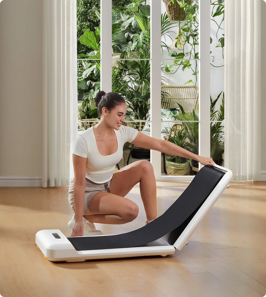 WalkingPad C2 walking pad easy fold design for quick storage and portability