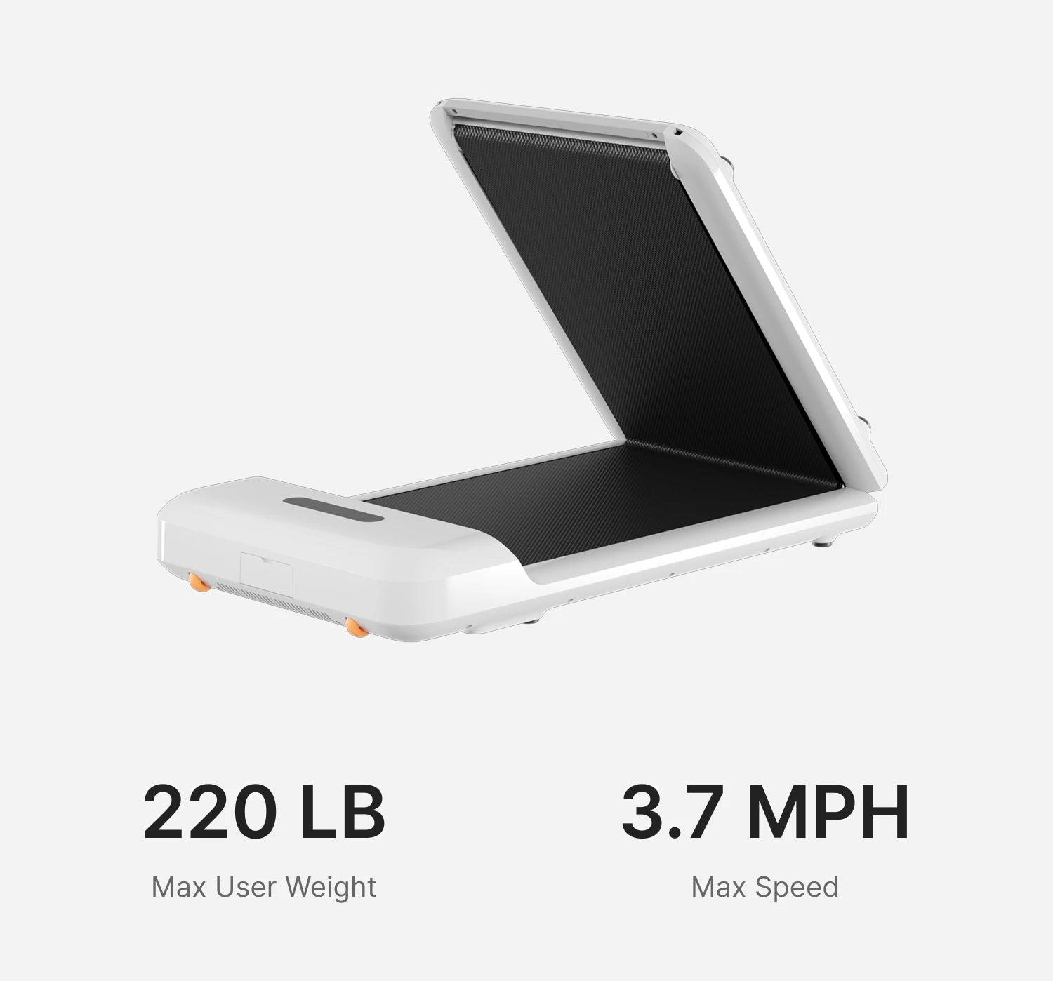 WalkingPad C2 foldable walking pad treadmill with 220 lb weight capacity and 3.7 mph max speed
