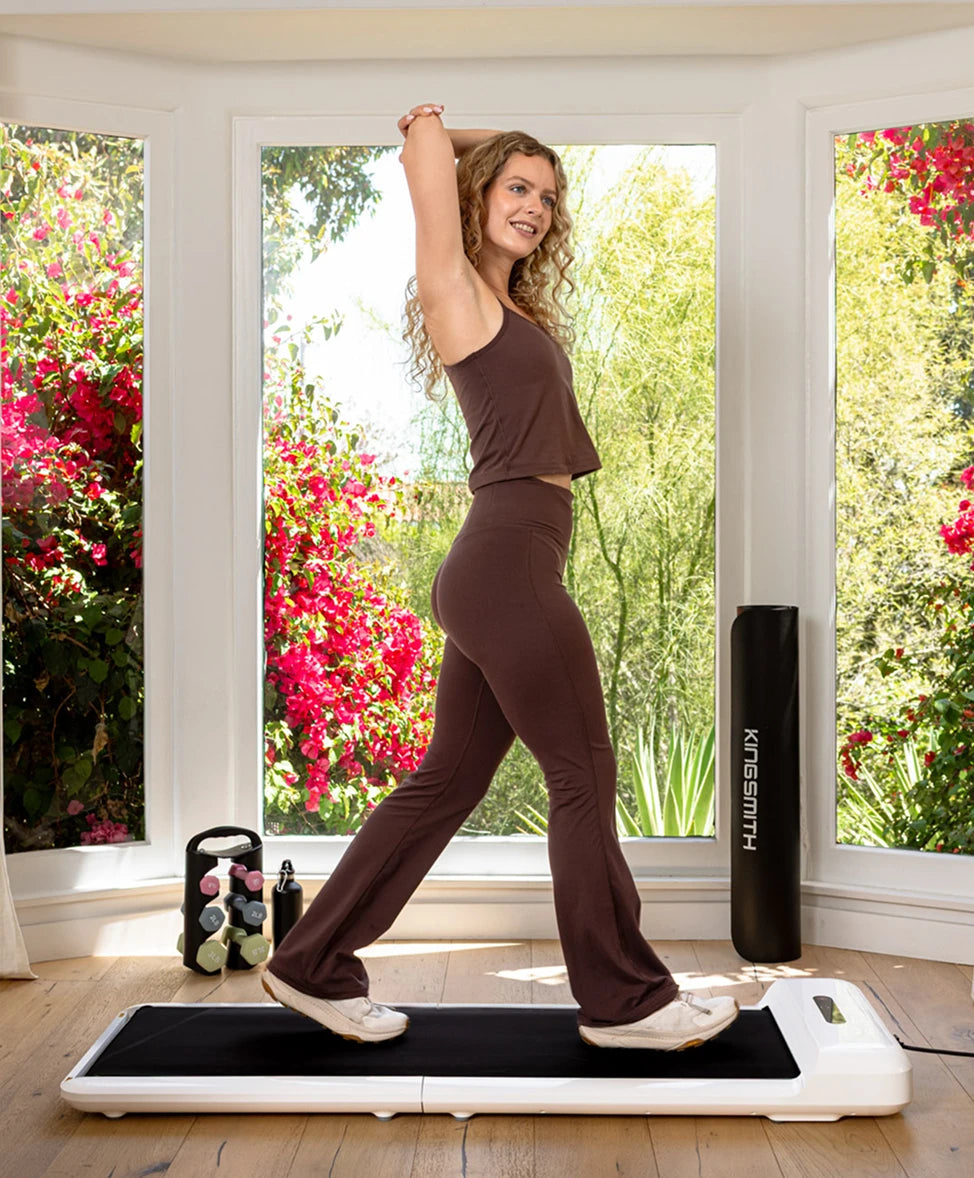 WalkingPad C2 walking pad used for light home fitness and stretching
