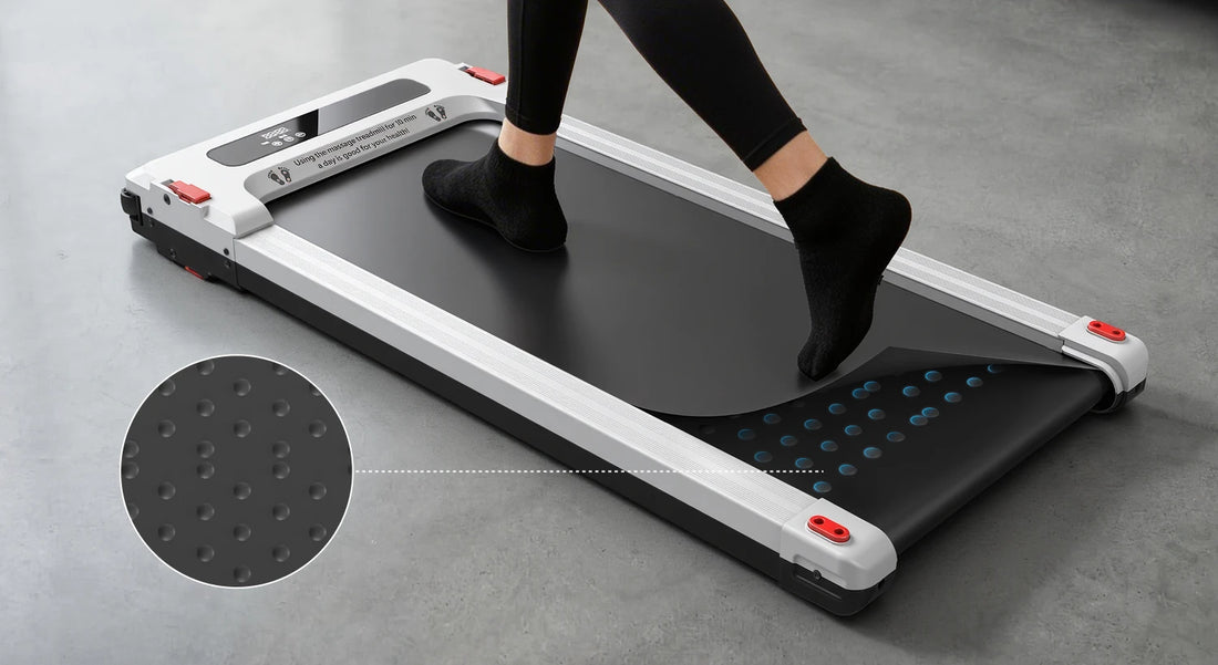 Massage Step WalkingPad treadmill shiatsu massage deck for relaxing feet during use