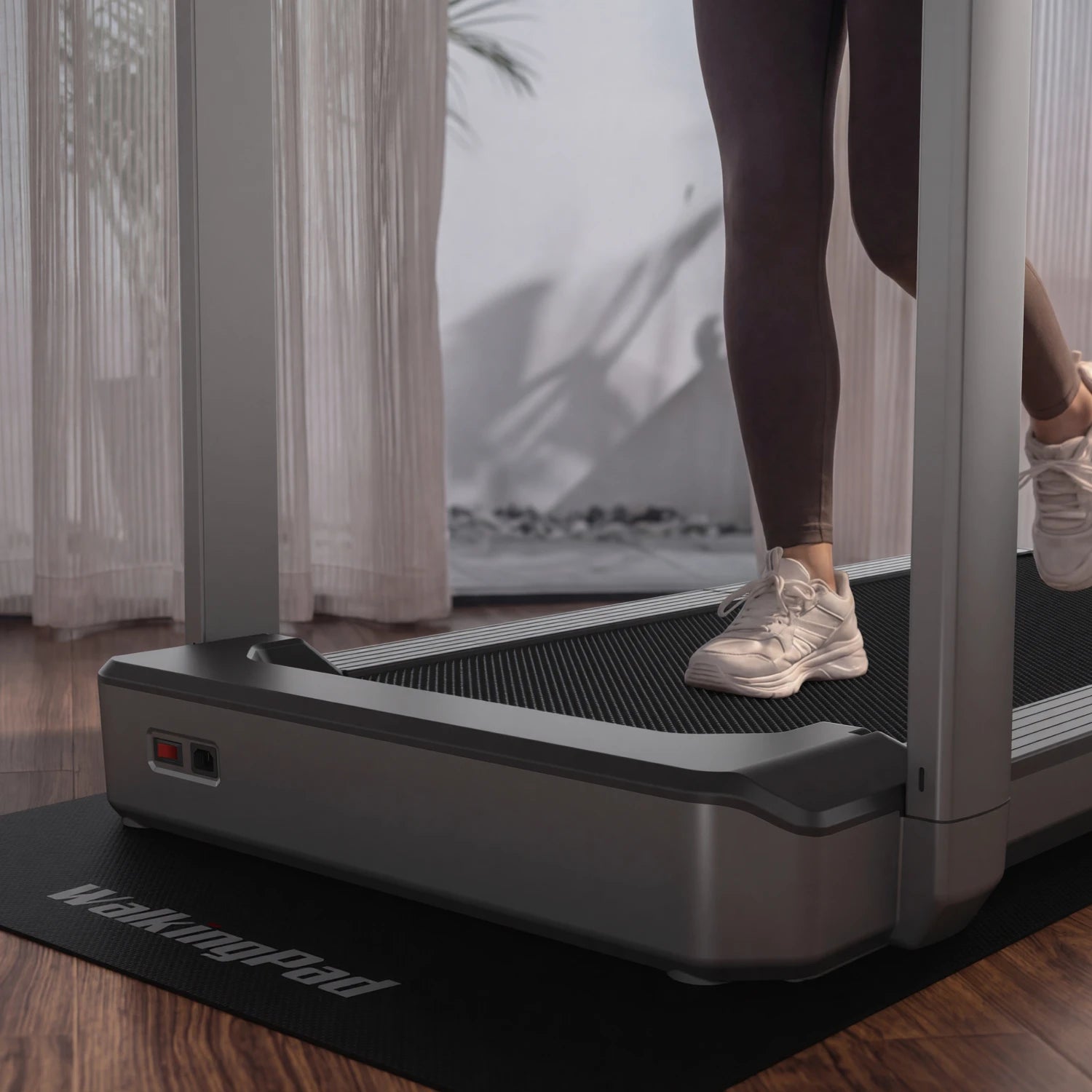 noise reduction treadmill mat quiet workout home environment