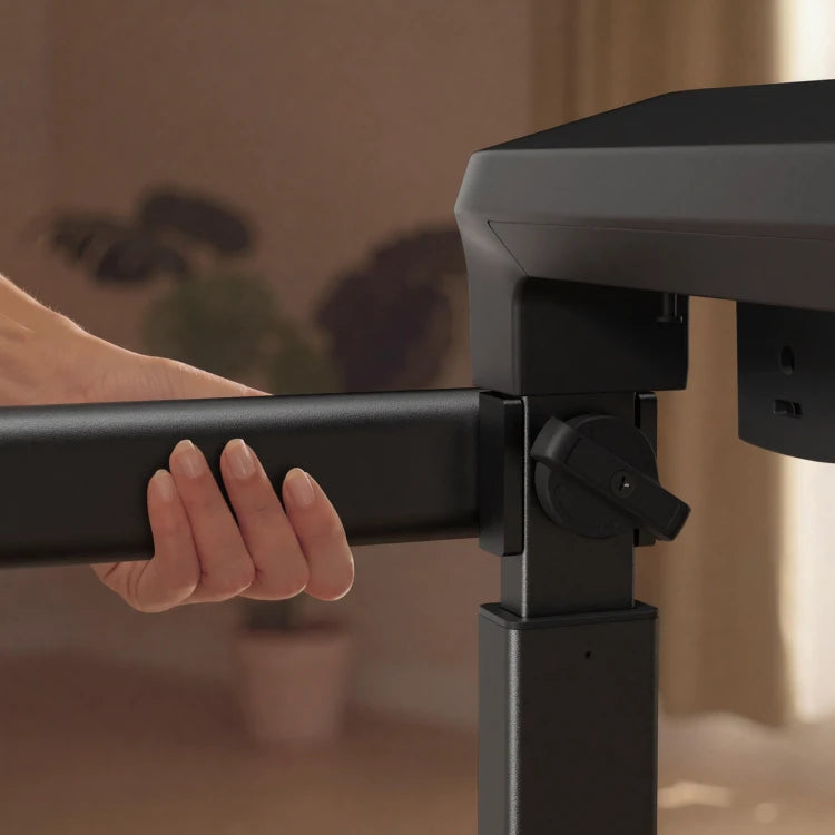 WalkingPad MX8 treadmill removable side handles for flexible support and space saving design
