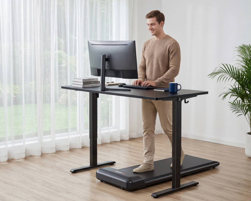 WalkingPad standing desk designed for walking while working with a treadmill